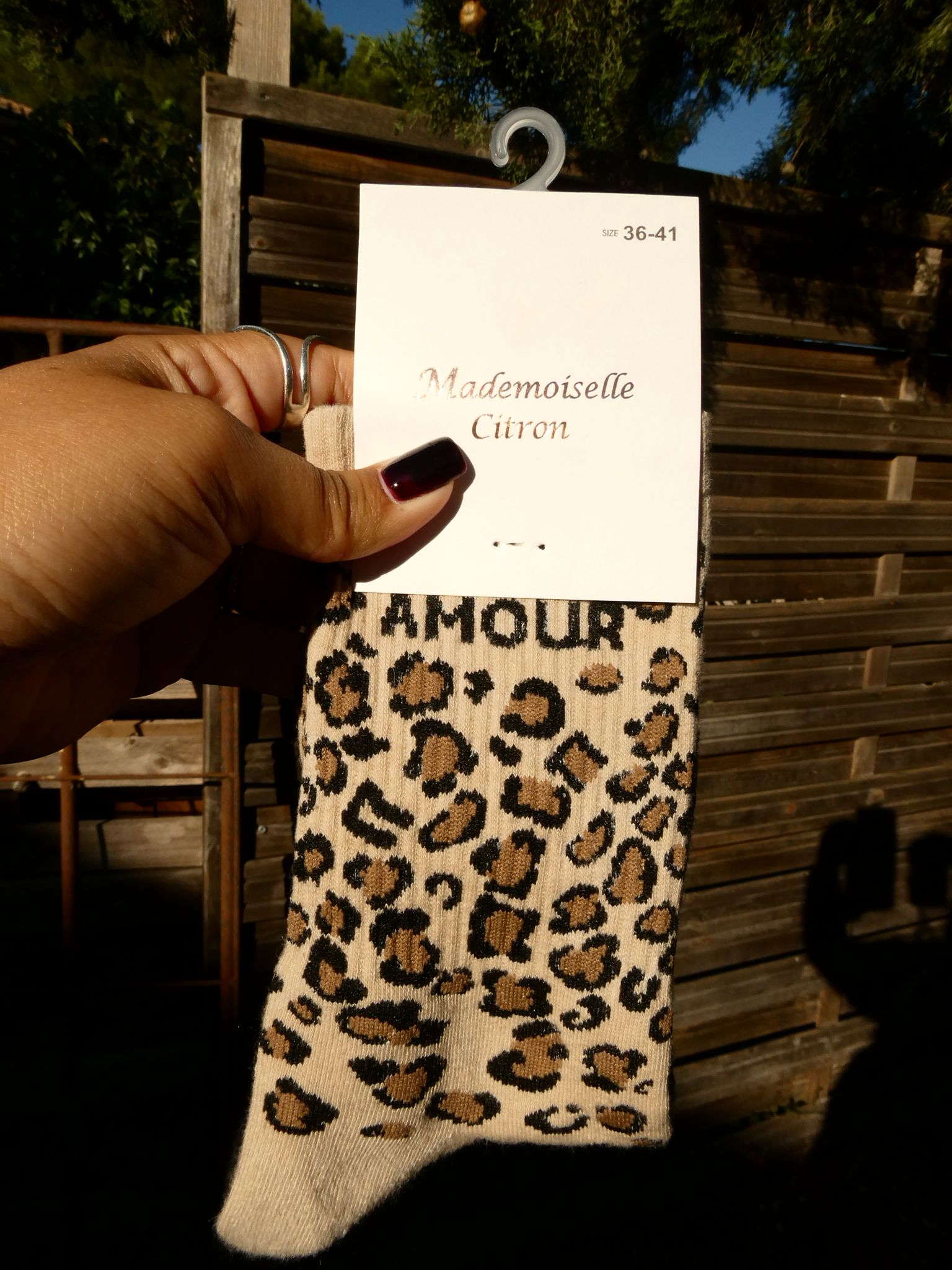 Chaussettes Léopard